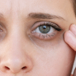 woman with dar eye circles