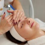 patient having skin treatment