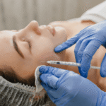 woman getting botox