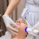 patient receiving hifu treatment