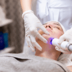 patient getting hifu treatment