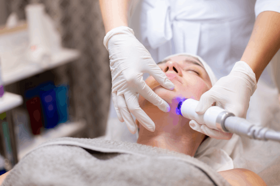 patient getting hifu treatment