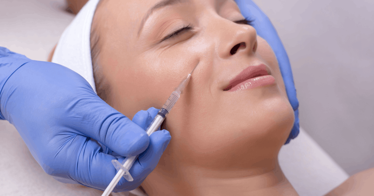 woman getting skinbooster