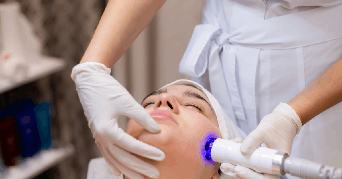 patient receiving hifu treatment