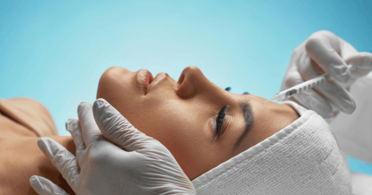 patient getting botox injections
